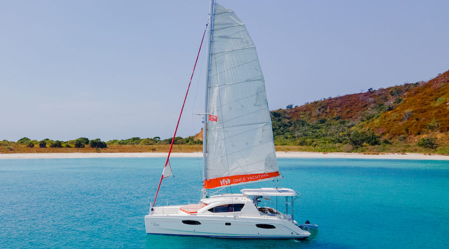Half Day PVT Power Catamaran Sailing Rose by Once Yachting